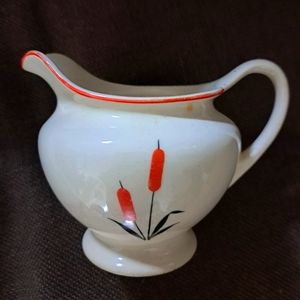 Universal Cambridge Cattail Creamer 3 inch. Vtg Sears and Roebuck